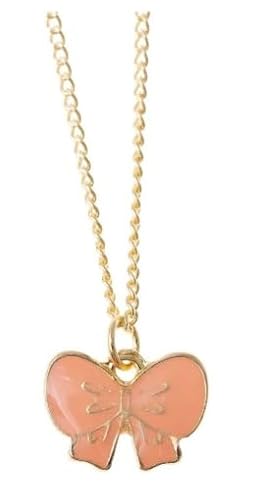 Rico Design Halskette mit Anhänger, Schleife in Pastellrosa von Rico Design