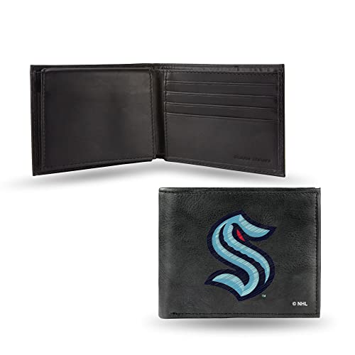 Rico Industries NHL Seattle Kraken Bestickte Geldbörse aus Leder, Braun Rico Industries NHL Seattle Kraken Bestickte Geldbörse aus Leder, Braun von Rico Industries