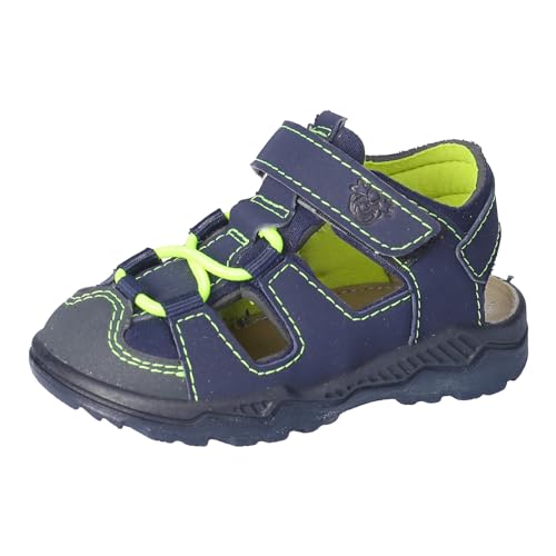 RICOSTA Jungen Sandalen Gery, Kinder Lauflernschuhe, Weite: Mittel, waschbar, Strandschuhe, Outdoorsandalen, Halbschuhe, Nautic/Ozean (170), 28 EU von RICOSTA