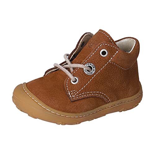 RICOSTA Unisex - Kinder Boots Cory von Pepino, Weite: Mittel (WMS),terracare,schnürstiefel,Booties,Leder,Kids,Curry (260),19 EU / 3 Child UK von RICOSTA