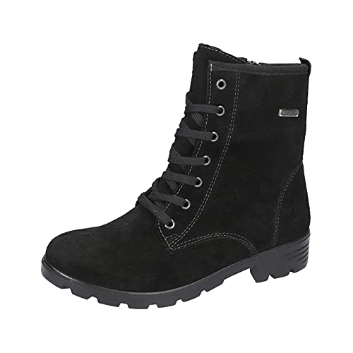 RICOSTA Mädchen Stiefeletten DISERA, Weite: Mittel (WMS),lose Einlage, TEX,uebergangsstiefel,schnürboots,warm,kids,schwarz (092),33 EU / 1 UK von RICOSTA