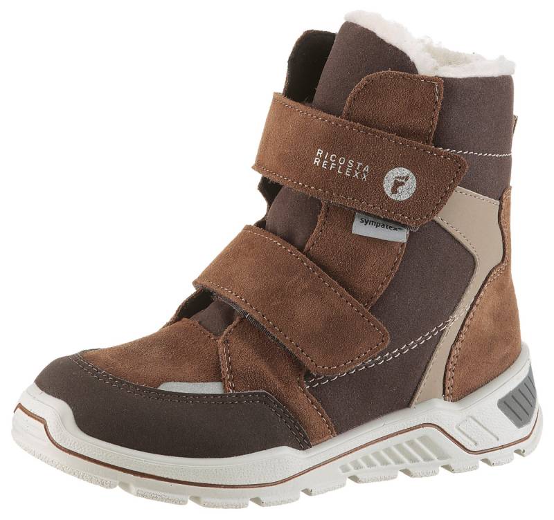 Ricosta JANEK 50 WMS: weit Winterstiefel Snowboots, Klettstiefel mit Sympatex, Größenschablone zum Download von Ricosta