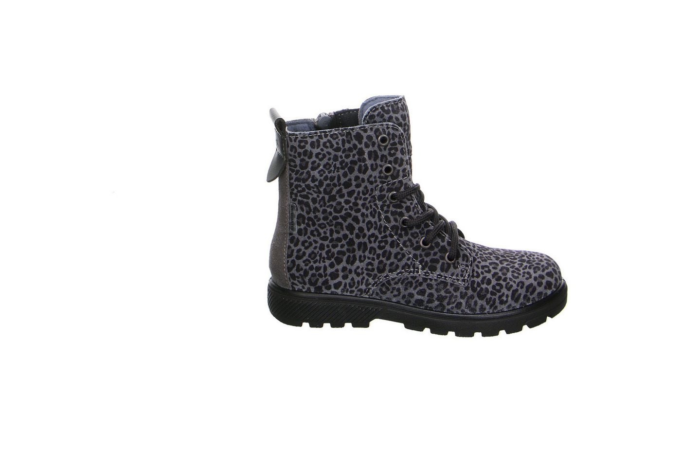 Ricosta Ricosta Anni Leder Schnürstiefel Winter Mädchen grau Winterstiefelette von Ricosta