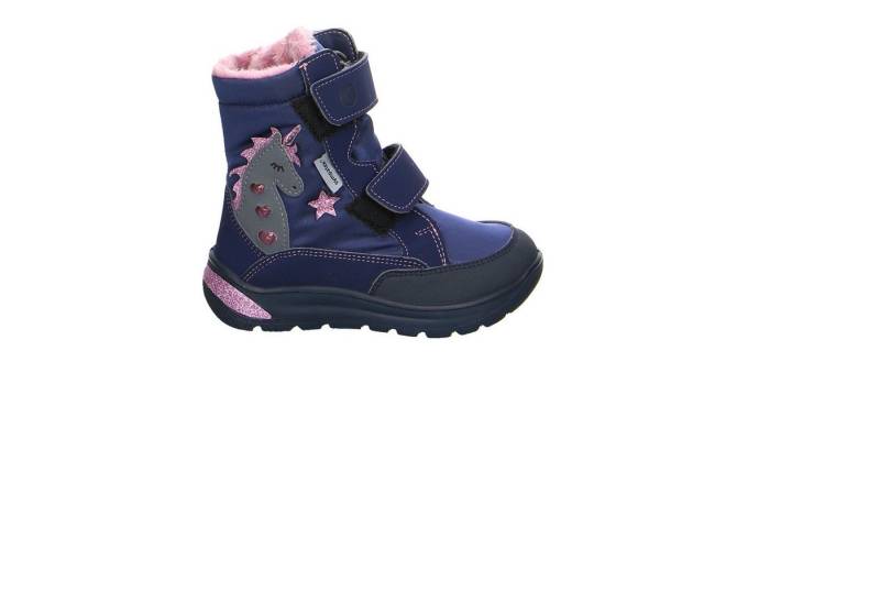 Ricosta Ricosta Annika Synthetik Klettstiefel Winter Mädchen blau Winterstiefelette von Ricosta