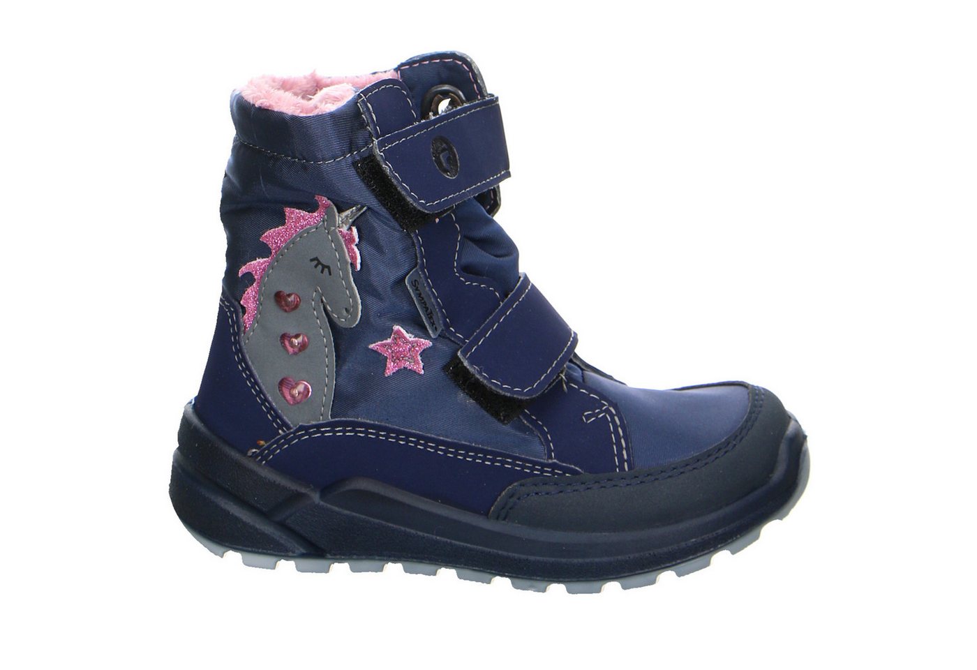 Ricosta Ricosta Annika Synthetik Klettstiefel Winter Mädchen blau Winterstiefelette von Ricosta