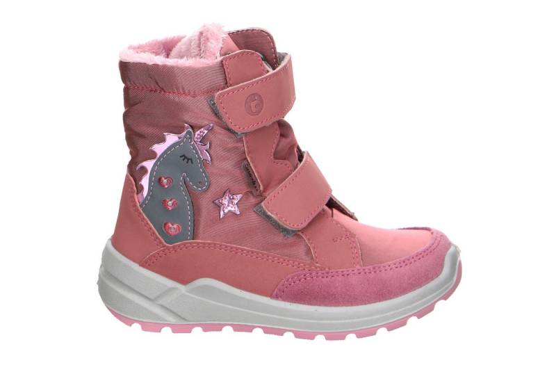 Ricosta Ricosta Annika Synthetik Klettstiefel Winter Mädchen rot Winterstiefelette von Ricosta