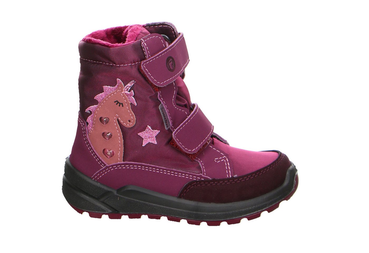 Ricosta Ricosta Annika Velour Klettstiefel Winter Mädchen blau Winterstiefelette von Ricosta