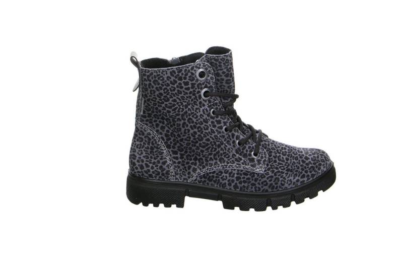Ricosta Ricosta Suri Reptil-Prägung Klettstiefel Winter Mädchen grau Winterstiefelette von Ricosta