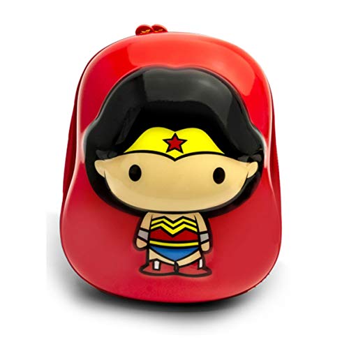 Ridaz Wonder Woman CAPPE Kinder Schultasche - DC Justice League Reisetasche - Ergonomischer Rucksack für Kinder ab 3 Jahren - 7 Liter Turnbeutel - mit reflektierenden Patches und Reißverschluss von RIDAZ