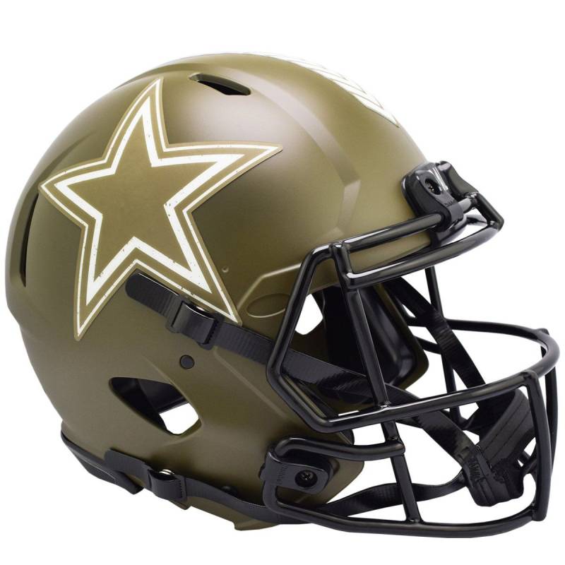 Riddell Authentic Helm - SALUTE TO SERVICE Dallas Cowboys von Riddell