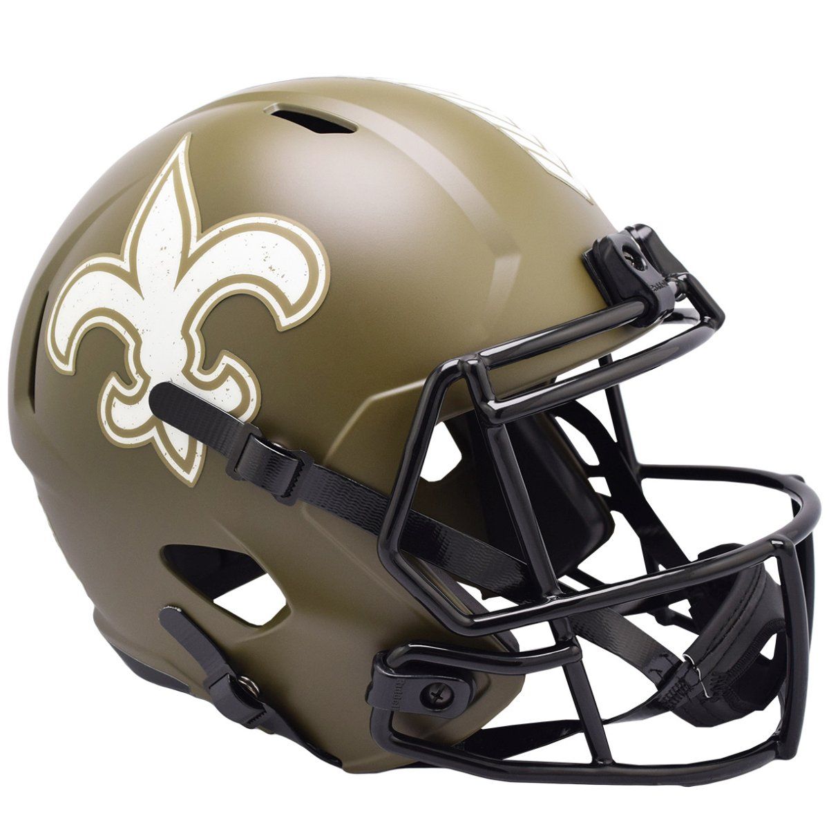 Riddell Replica Football Helm - NFL STS New Orleans Saints Riddell Replica Football Helm - NFL STS New Orleans Saints von Riddell
