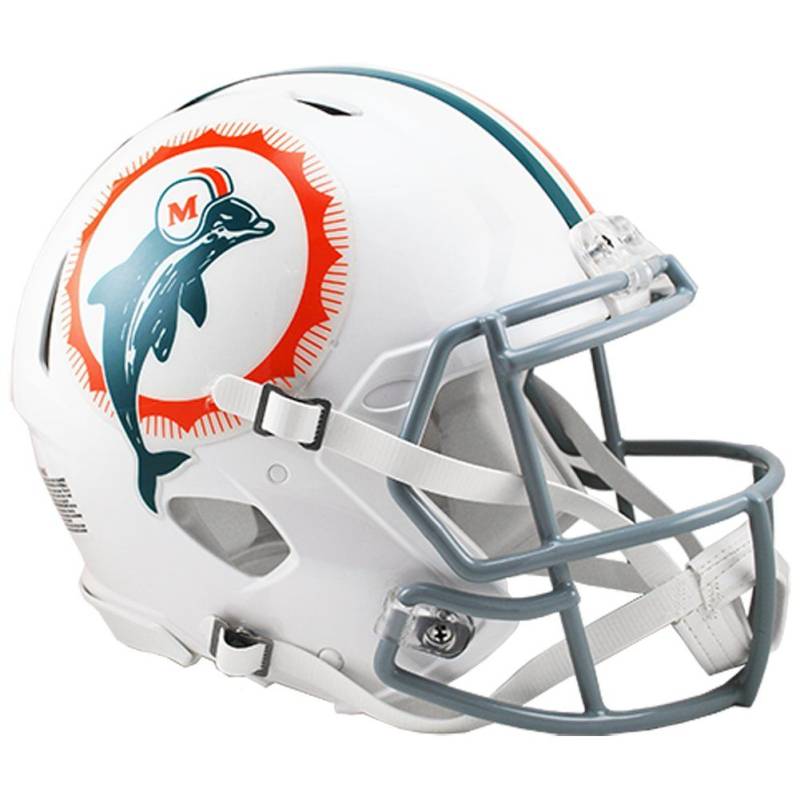 Riddell Speed Authentic Helm - NFL Miami Dolphins 1972 Riddell Speed Authentic Helm - NFL Miami Dolphins 1972 von Riddell