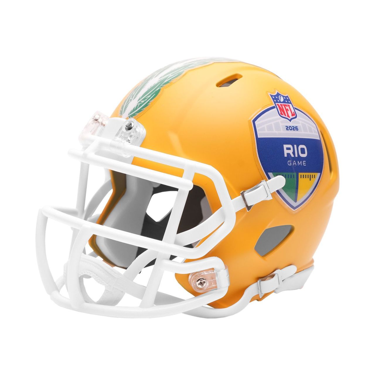 Riddell Speed Mini Football Helm - NFL Rio de Janeiro 2026 von Riddell