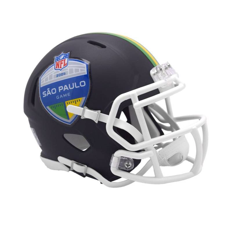 Riddell Speed Mini Football Helm - NFL SAO PAULO 2024 Riddell Speed Mini Football Helm - NFL SAO PAULO 2024 von Riddell