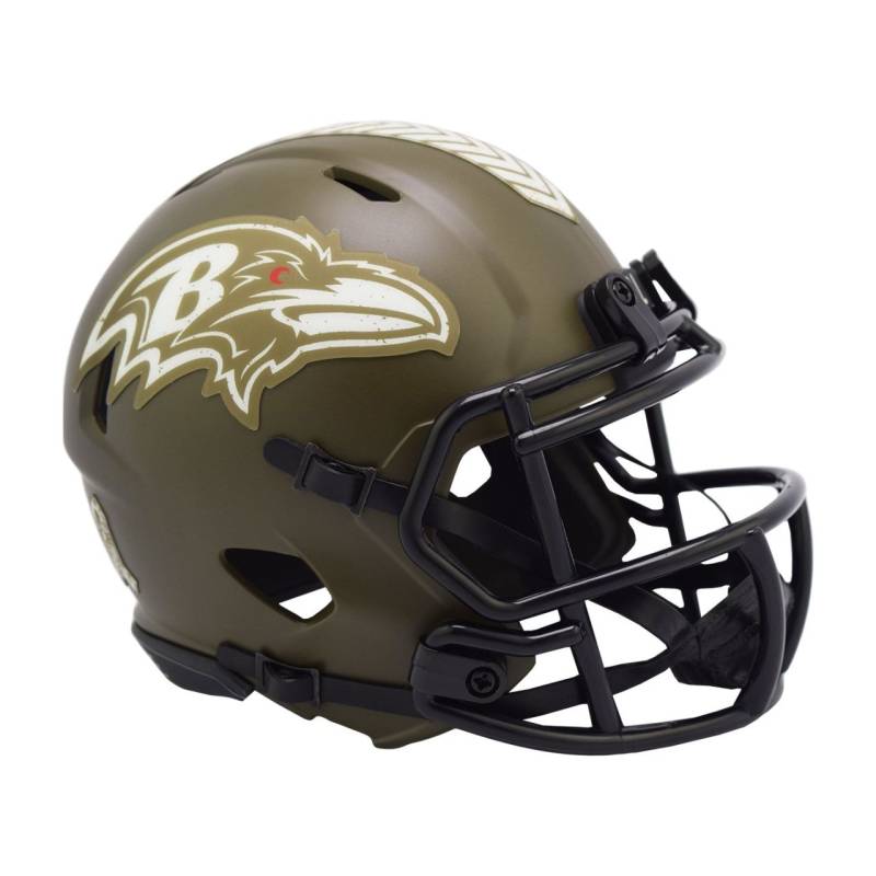 Riddell Speed Mini Football Helm SALUTE Baltimore Ravens von Riddell