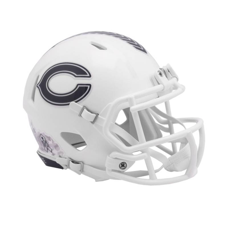 Riddell Speed Mini Football Helm SALUTE Chicago Bears von Riddell