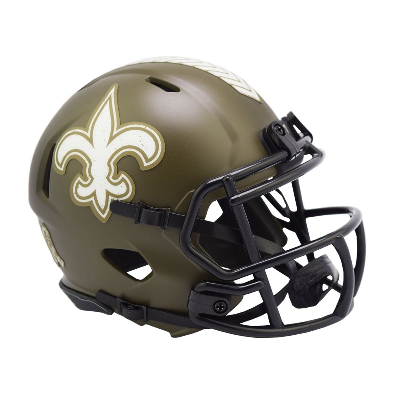 Riddell Speed Mini Football Helm SALUTE New Orleans Saints von Riddell