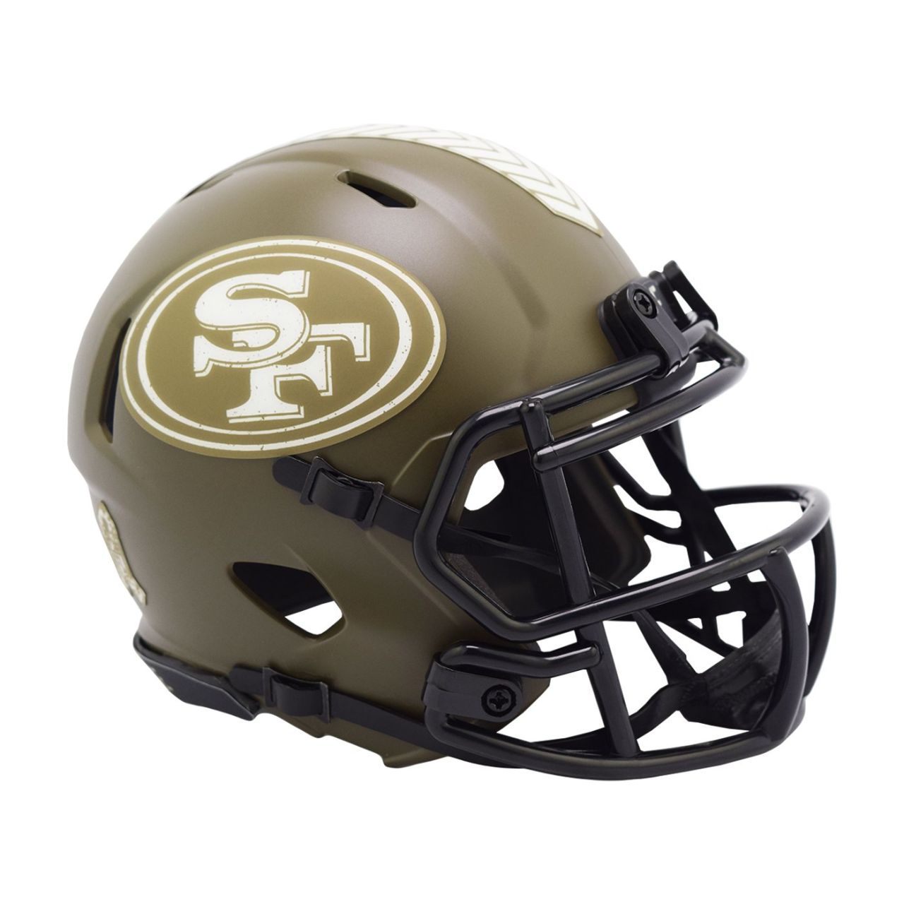 Riddell Speed Mini Football Helm SALUTE San Francisco 49ers von Riddell