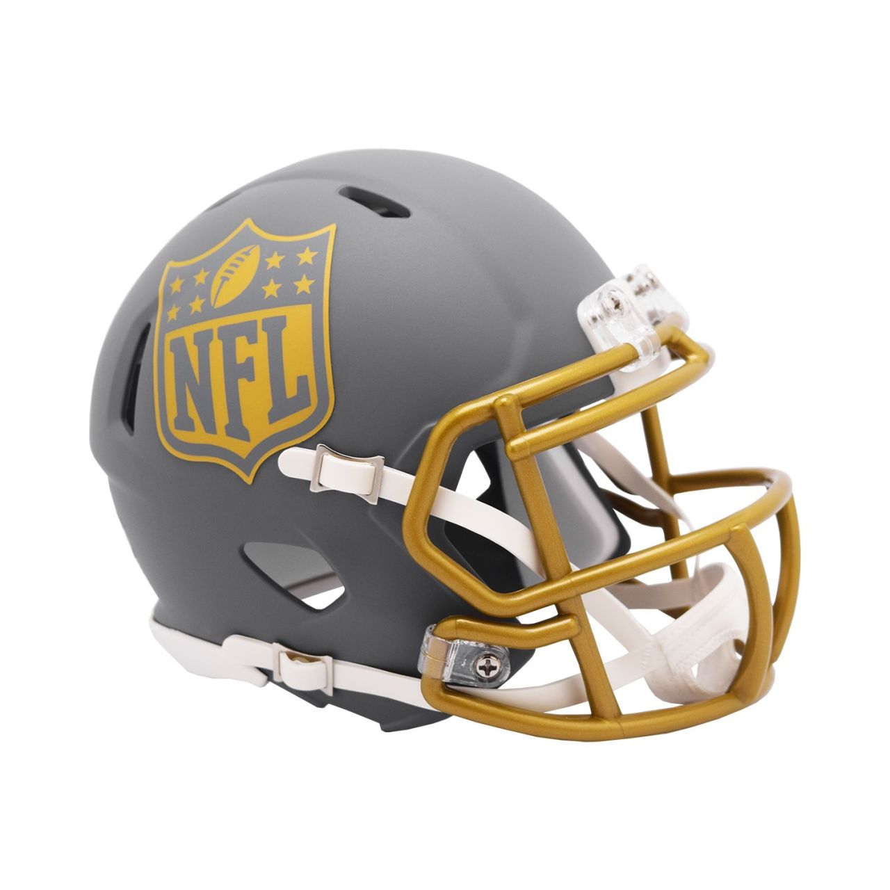 Riddell Speed Mini Football Helm - SLATE NFL Shield Logo von Riddell