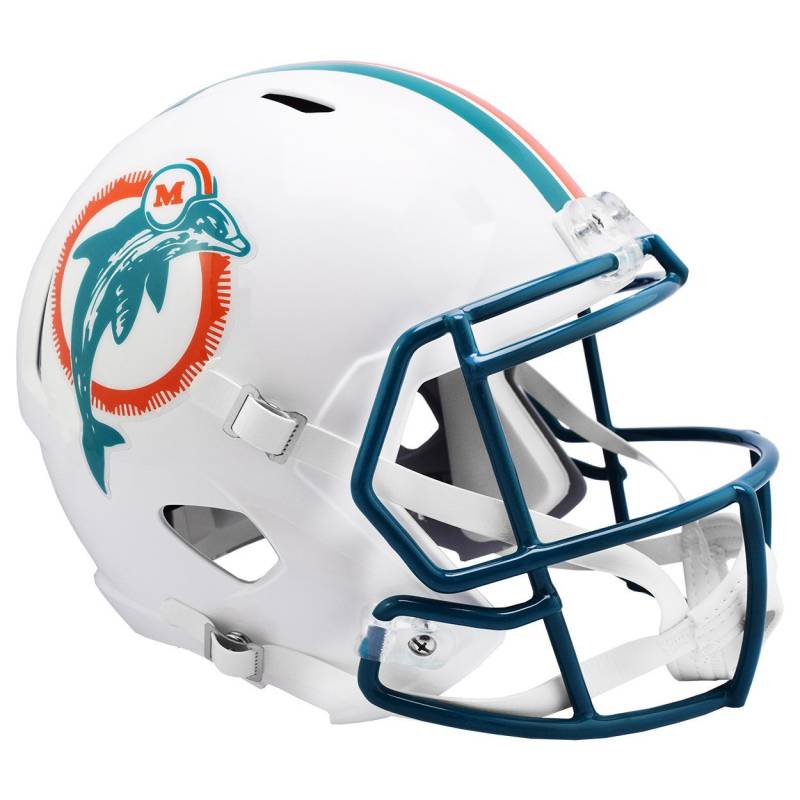 Riddell Speed Replica Football Helm Miami Dolphins 1980-1996 von Riddell