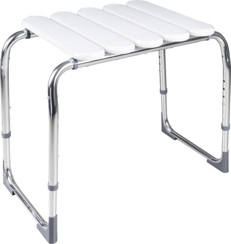 Ridder Duschhocker Ridder Badhocker Pro höhenverstellbar weiß von Ridder