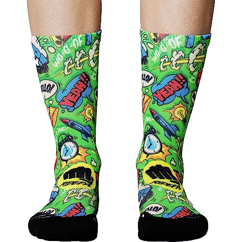 Ridefyl Unisex Radfahren Socken, Yeah, M-L von Ridefyl