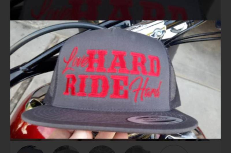 Love Hard Trucker Snapback. Hut. Biker Love Hard Trucker Snapback. Hut. Biker von RideorDieLifestyle