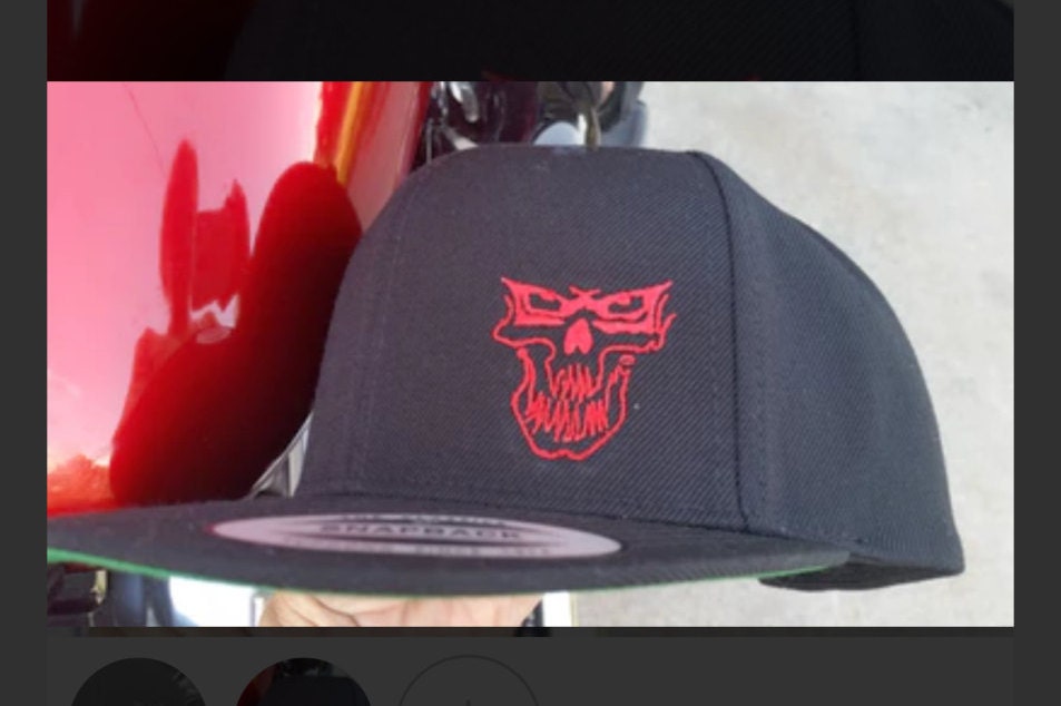Ride Or Die Lifetyle ©™ Totenkopf Logo Hut. Snapback. Hut von RideorDieLifestyle