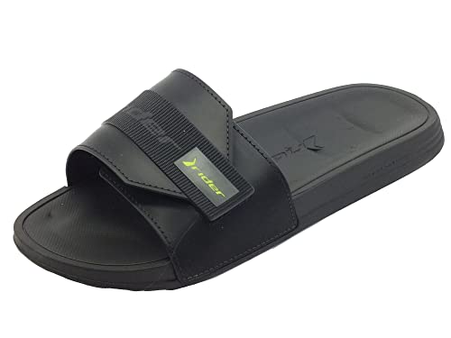 RIDER Herren Free Mix Slide AD Durchgängies Plateau Sandalen, 22391 Black, 42 EU Schmal von Rider