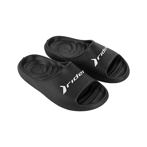 Rider Herren RZERO Slide AD Schiebe-Sandalen, Black/White, 42 EU von Rider