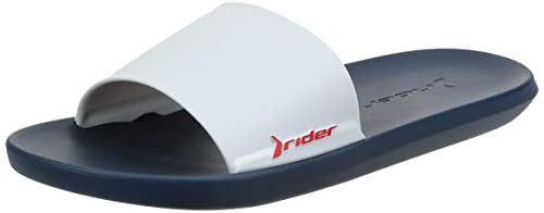 RIDER Herren Speed Slide AD Durchgängies Plateau Sandalen, 21308 Blue/White, 39.5/40 EU Schmal von Rider