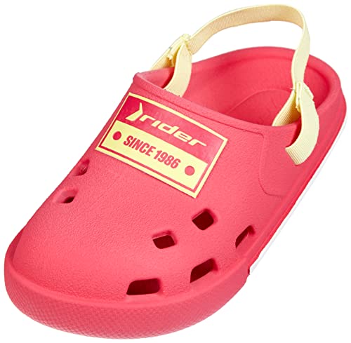 Rider Jungen Mädchen 11792 Slide, PINK/Yellow, 25.5 EU Schmal Rider Jungen Mädchen 11792 Slide, PINK/Yellow, 25.5 EU Schmal von Rider