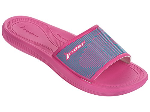 Rider Luna II Fem Pink and Blue Slippers Flip Flops 40 EU von Rider