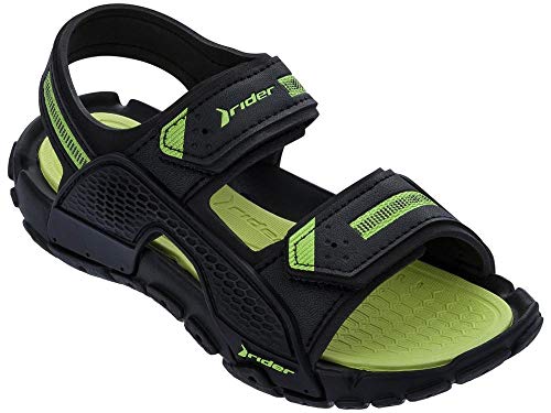 Rider Tender XII Kids Sandalen, Schwarz, Schwarz, Grün, 36 EU von Ipanema