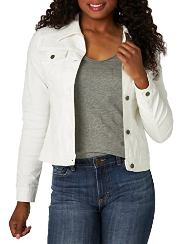 Riders by Lee Indigo Damen Jeansjacke Button-Down-Shirt, Weiß, L von Riders by Lee Indigo