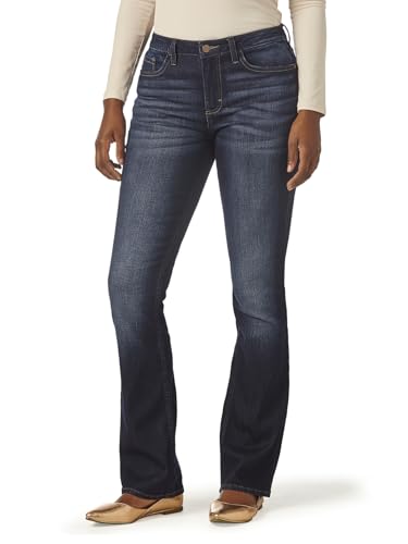 Riders by Lee Indigo Damen Midrise Bootcut Jeans, Einbruch der Dunkelheit (Night Fall), 46 von Riders by Lee Indigo
