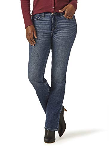 Riders by Lee Indigo Damen Midrise Bootcut Jeans, Eisen Blau, 44 von Riders by Lee Indigo