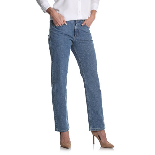 Riders by Lee Indigo Damen Relaxed Fit Straight Leg Jeans, Golf, 50 Zierlich von Riders by Lee Indigo