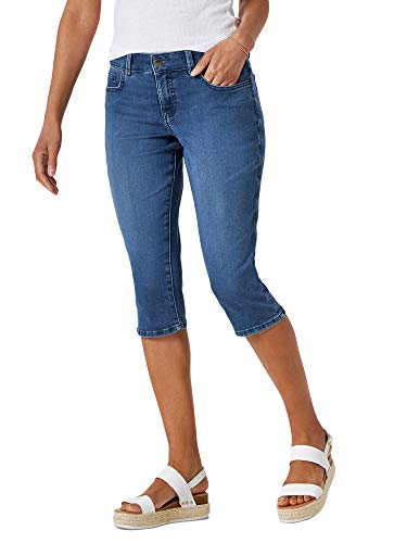 Riders by Lee Indigo Damen Ultraweiche Denim-Caprihose Jeans, Sedona, 42 von Riders by Lee Indigo