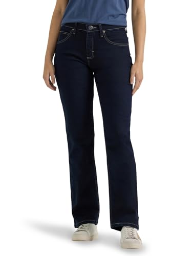 Riders by Lee Indigo Damen Classic Fit Straight Leg Jeans, Dark, 42 Zierlich von Riders by Lee Indigo