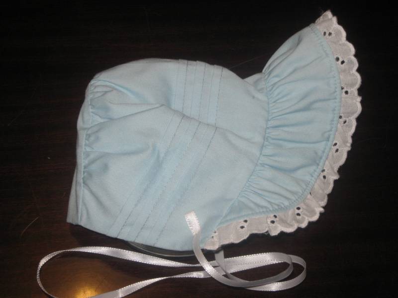 Baby-Häubchen - Neugeborenen - Junge - Blau - Handgemacht Baby-Häubchen - Neugeborenen - Junge - Blau - Handgemacht von RidgerunnerProducts
