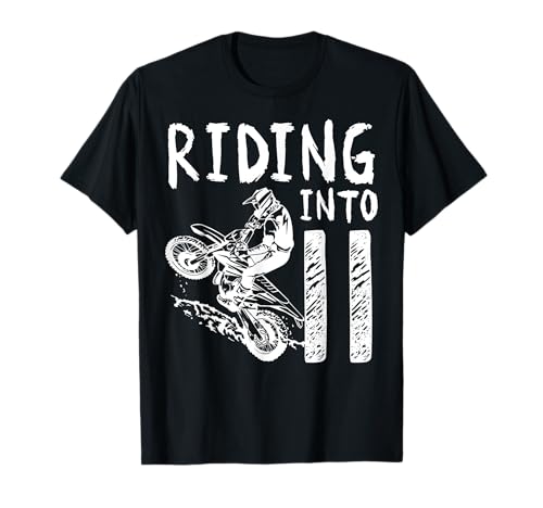 Riding Into 11. Geburtstag, Dirtbike-Party für Jungen, 11 Jahre T-Shirt Riding Into 11. Geburtstag, Dirtbike-Party für Jungen, 11 Jahre T-Shirt von Riding Into 11th Birthday Boy Dirt Bike Party 11