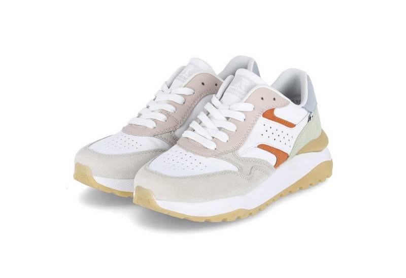 Rieker Rieker W2500-81 Damen Leder und Synthetik weiss Schnürschuh von Rieker