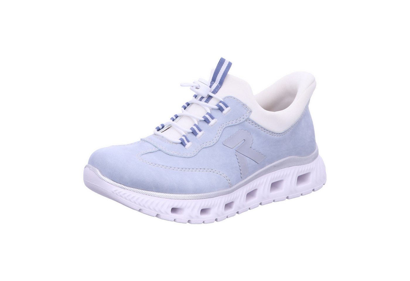 Rieker EVOLUTION bleu reinweiss Slipper von Rieker EVOLUTION