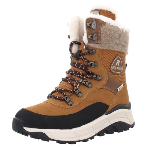Rieker Damen W0066 Kurzstiefel, Braun, 41 EU von Rieker