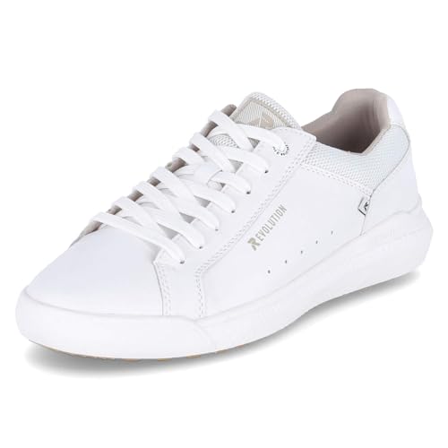 Rieker Herren Low Sneaker Weiß Leder & Textil 40 von Rieker Evolution