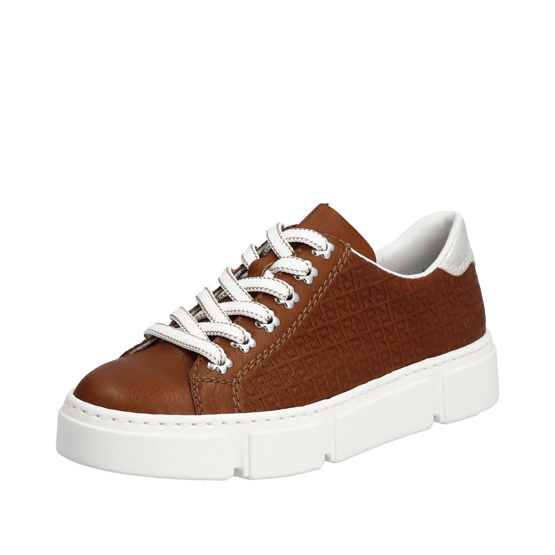 FSK Damen Halbschuhe cayenne/fog-silver - Gr. - 38 von Rieker