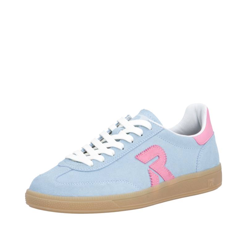 FSK Damen Halbschuhe eisblau/pink - Gr. - 38 von Rieker