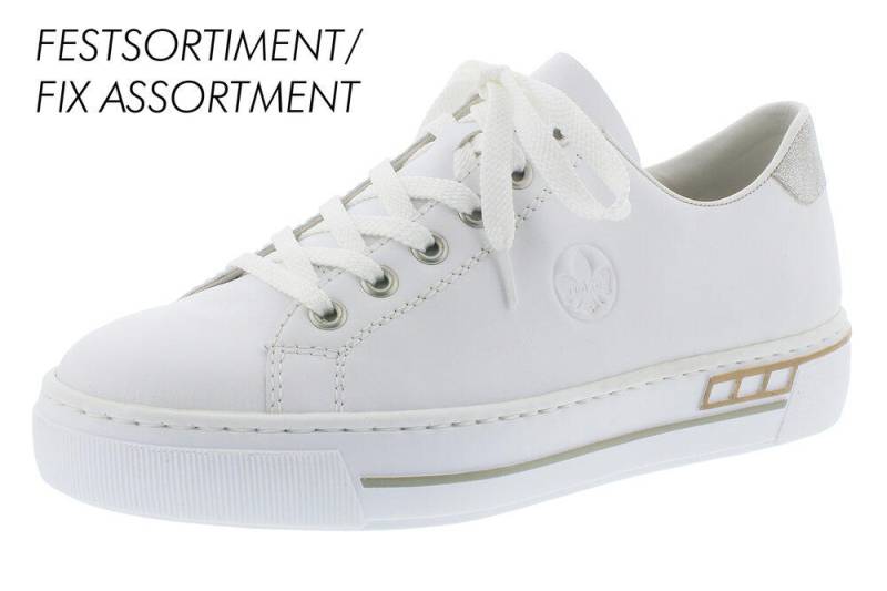 FSK Damen Halbschuhe hartweiss/fog-silver - Gr. - 41 von Rieker