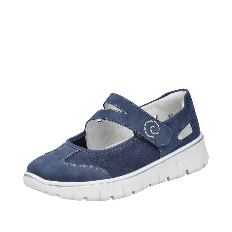 FSK Damen Halbschuhe jeans/jeans - Gr. - 37 von Rieker